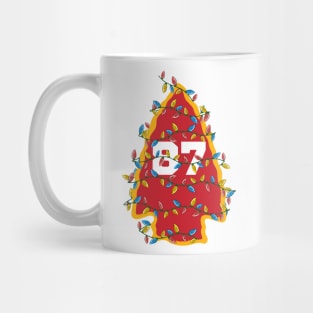 Chiefs Christmas. Kelce 87 Lovers and Fans - 2 Mug